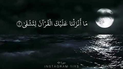 سورة طه من الآية (١-٨)