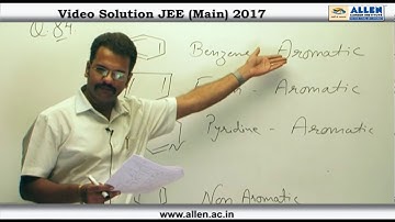 JEE Main 2017 Exam Chemistry Solution – Q. No. 83, 84, 85 (Paper Code-B)