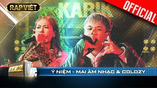 Mai Âm Nhạc up level, Coldzy đẳng cấp khi đối đầu với Ý Niệm | Rap Việt - Mùa 2 [Live Stage]