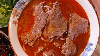 Cách nấu Bún Bò ngon và nhanh cấp tốc | Beef rice noodles