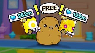 🥔 INSANE VALUE PRIZES for Viewers LIVE in Pet Simulator 99 🥔