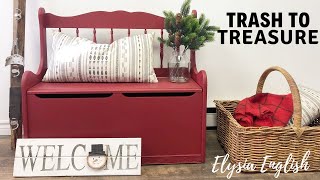 Trash To TREASURE | Up-cycled Home Decor | Refinished Furniture | Ski Holiday Decor | Dump Haul