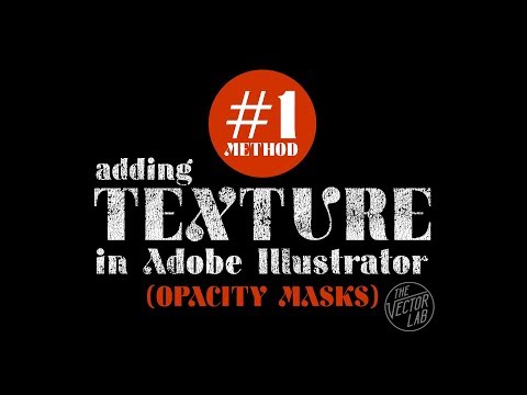 Tutorial: Add Texture to Graphics in Adobe Illustrator - The #1 Method
