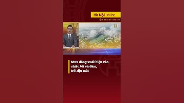 Mưa dông bất chợt xuất hiện chiều tối và đêm, trời dịu mát #shorts