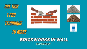 How to Calculate brickworks Materials in Wall