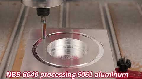 NBS-6040 CNC Machine Engraving 6061 Aluminum#cnc #cncmachine