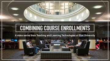 Combining Course Enrollments in Moodle