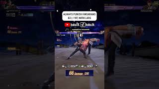 Alwas punish Hwoarang b3 with Lars