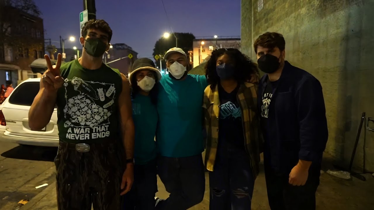 HasanAbi & Water Drop LA Provide Aid to Skid Row’s Unhoused