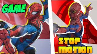 Spider-Man Marvel Rivals MVP screen (Stop motion recreation)