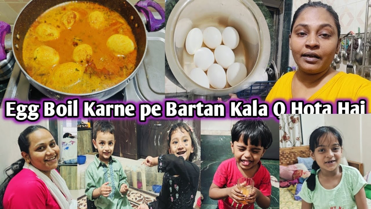 Bartan Kale Hone Se Kaise Bachaye Egg Boil Karte Tab | Egg curry Recipe 