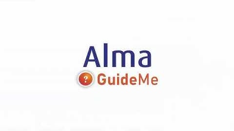 Alma GuideMe Intro