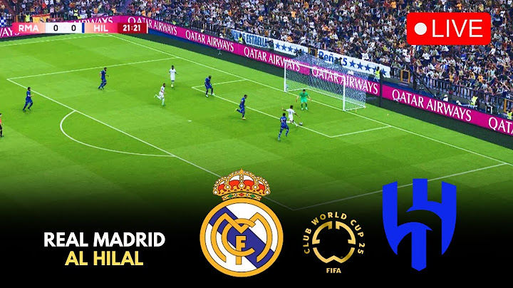 🔴LIVE : Real Madrid vs Al Hilal FC | FIFA Club World Cup 2025 | Match Live Now
