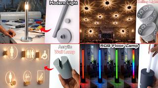 Best 4 Lights Profitable  Business idea How to Make a Work in Home Wall,ceiling,Table & Floor Lamp