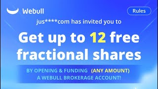 $3-$3000 w/ WEBULL! Up to 12 free stocks ☘️ Deposit a cent, that’s it 🔥