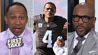 FIRST TAKE | U're not stupid- ur ACTIONS are stupid - Stephen A. RIPs Deshaun Watson taking media