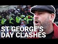 We want our country back  st georges day march sees violent clashes with police