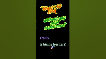 Trellix ₹10 LPA Fresher Job for CS/IT Students | 2025 Passouts #skilllayer #shorts skill layer