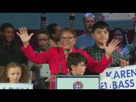 Karen Bass wins race for LA Mayor