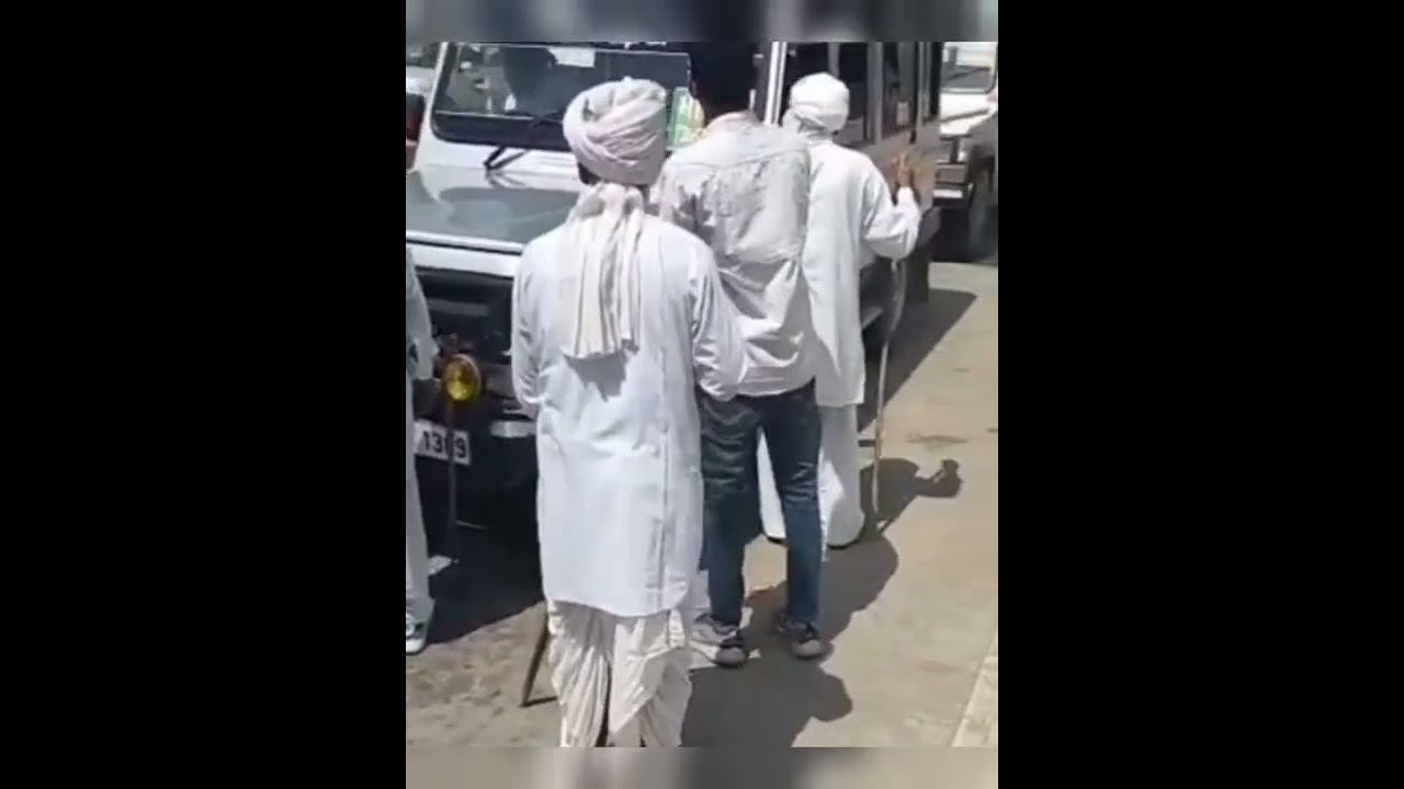 Farmers protest ll Khatkar toll ll cm ml khatter relly ll bjp flag fired ll