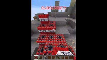 Day 2 of exploding a minecraft chunk #minecraft #gaming #trending #shorts