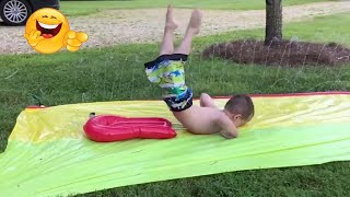 Try Not To Laugh! Slip, Slide and FAIL with Funny Babies! 😂 | Scooby Meme