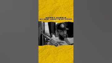 @NipseyHussle-gg8le My best asset is my grind. #nipseyhussle 🎥 @TheRapRadarPodcast x @Tidal