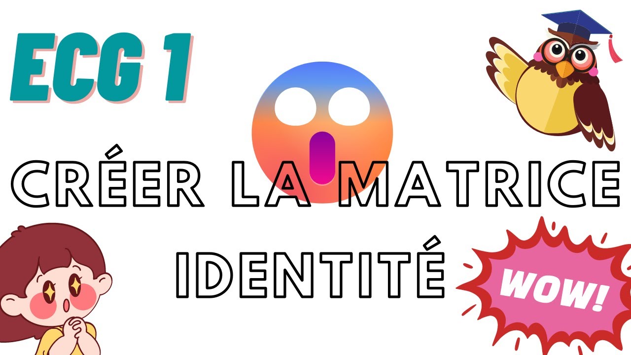 CR ER La MATRICE IDENTIT Extrait Cours ECG Maths APPRO Maths APPLI Cr er la matrice identit extrait cours ecg maths appro maths appli