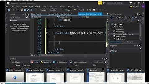VCE Software Development - Outcome 1 - VB.NET Kewpie Part 3 - Check Out and Bill Request