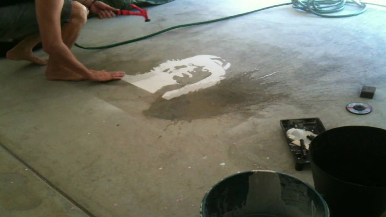 How to do chalk stencils for urban art and marketing YouTube