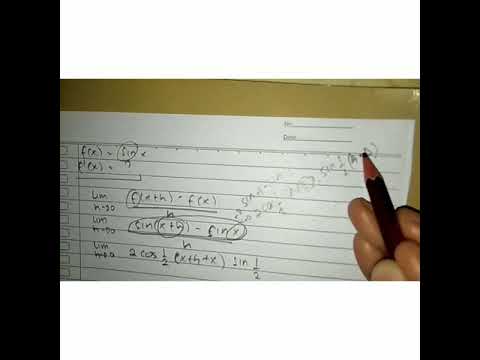 Materi Turunan Fungsi trigonometri YouTube Materi Turunan Fungsi trigonometri YouTube