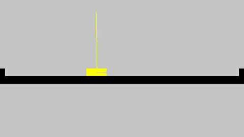 Pole balancing using a sparse spiking neuron network (SSNN) [test1]