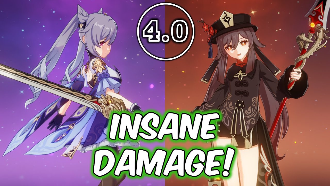 GENSHIN IMPACT : Hu Tao and Ganyu Team Composition for 12F Abyss v1.4 (PC  Gameplay) 