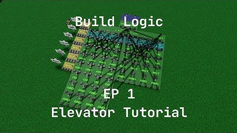 How to make an elevator in Build Logic Roblox - EP1