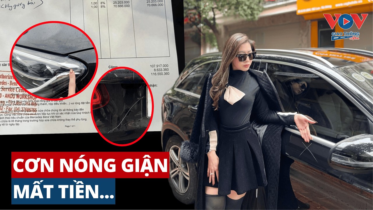 Đập xe Mẹc chắn “mặt tiền” và cơn nóng giận mất tiền | CHECK VAR GIAO THÔNG 396 #vovgiaothong #fm91