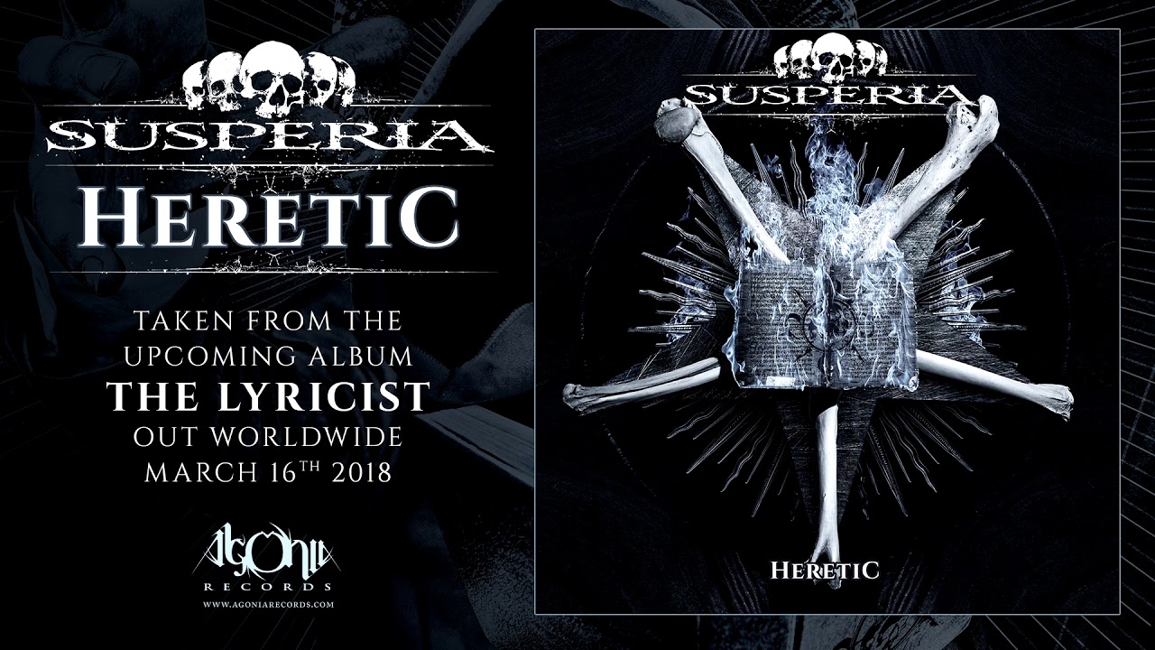 Watch SUSPERIA - Heretic (Official Track Stream) on YouTube Watch SUSPERIA - Heretic (Official Track Stream) on YouTube