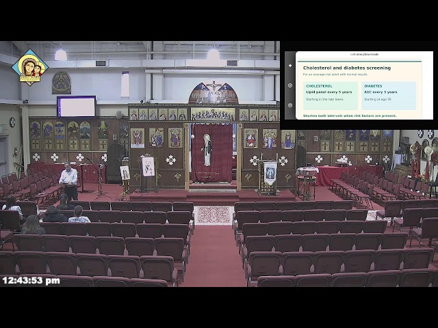 Live Streaming from the Main Sanctuary