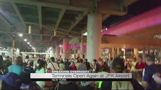 Terminals open again at JFK airport