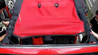 How to Install the Sunshade on your Jeep! JK Sunshade Install