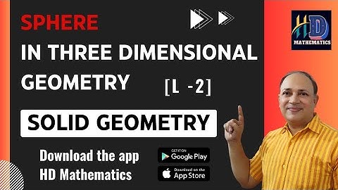sphere in three dimensional geometry /3 d //L 2//analytic solid geometry Bsc part 1 maths in hindi