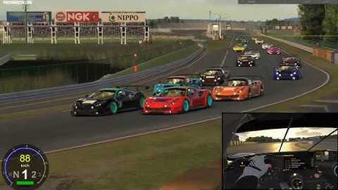 iRacing - Ferrari Gt3 Challenge - Tsukuba... Boring Race, but a win