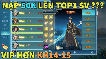 VLTK Mobile - Thánh Cày lên TOP1 Lực Chiến S874 chỉ nạp đầu - Đồ quá Khủng hơn cả nhiều acc KH15