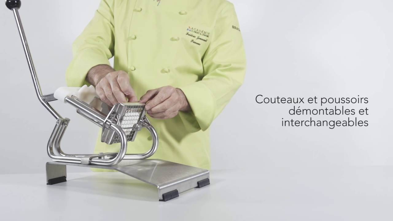 Présentation des coupe frites Tellier