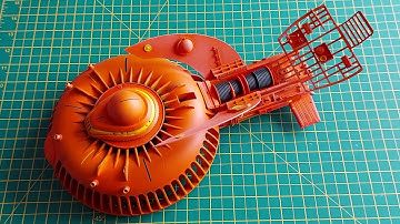 Scratch built Blakes 7 Andromedan spaceship Star One Part 2