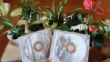 Taylor Swift "folklore" CD | UNBOXING