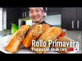 Rollo primavera preparacin desde cero microondas o sartn  cocina japonesa con yuta