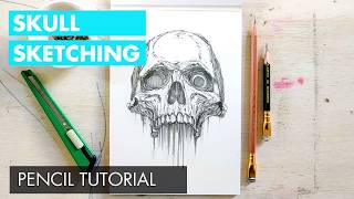 Tutorial: Skull Sketching With Pencil - Preview