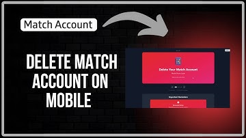 *NEW* How To Delete Match Account On Mobile Phone - Full Guide