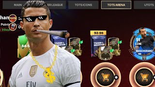 Opened all TOTS ARENA packs in fc mobile 😱  #fcmobile