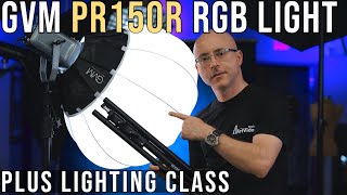 GVM PR150R RGB LED Light Plus Crucial Filmmaking Lighting Techniques!